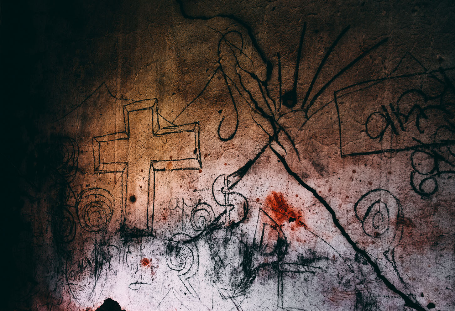 The walls of a Baptist church in Kandhamal, India, still bear scars of destruction from when it was destroyed by Hindu nationalists during the summer of 2008. The building is completely inoperable, but members of the Church continue to hold their services elsewhere. Kandhamal, India. 2018. Photo: John Fredricks